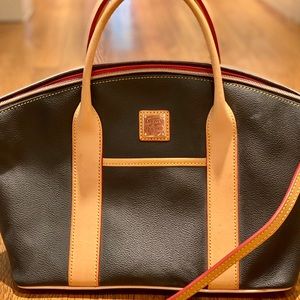Dooney & Burke zipped satchel
